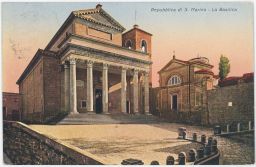 San Marino La Basilica basilika psáno Janu Kohlerovi (akad. mal.)