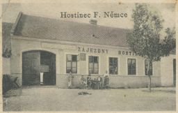 Hostinec F. Němce detail Archlebov