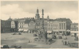 Broumov Náchod náměstí bolševická retuše soukromých obchodů
