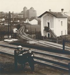 Mladá Boleslav, nádraží, polovina steteofotografie