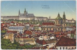 Praha pohled na Hradčany Malá strana