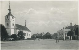Lázně Bohdaneč náměstí Kutná Hora 30. léta