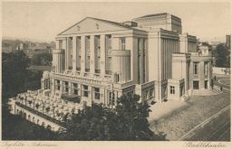 Teplice Teplitz státní divadlo Stadttheater 20. léta