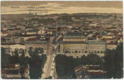 Praha Pohled z Petřína 20. léta
