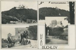 Hrad Buchlov Uherské Hradiště kostelík Barborka