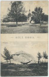 Praha Bílá Hora mohyla nakl. K. Zuna Vinohrady 1928