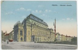Praha Národní divadlo nakl. Krátkoruký 1916