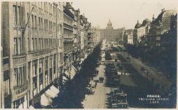 Praha Václavské náměstí Koruna Foto-Fon