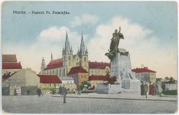 Praha pomník Palackýho :-) 1917