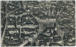 Praha Staroměstské náměstí 1922 pohledy s létadla č. 64
