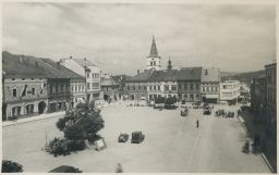 Valašské Meziříčí Vsetín náměstí počátek 40. let