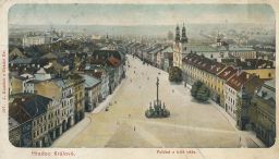 Hradec Králové Pohled z Bílé věže J. Kieslich 1905