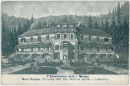 Kokořín Janova Ves Mělník hotel Harasov 1905