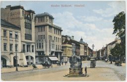 Hradec Králové náměstí kašna sukna Špaler 1913