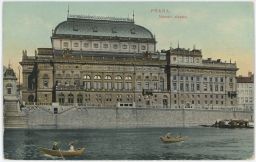 Praha Národní divadlo lodičky 1907