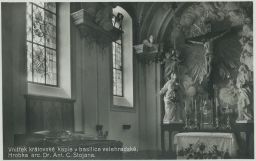 Velehrad basilika hrobka Antonína Stojana 30. léta Melichárek