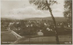 Valašské Meziříčí od trati 30. léta Vilém Jeremiáš