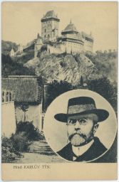 Karlštejn Karlův Týn Masaryk 1919 nakl. Zuna
