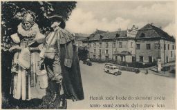 Prostějov směnárna Hanák tade bode do skonání světa koláž 1933