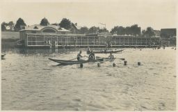 Červený Kostelec Náchod koupaliště plovárna Sokola Zábroď rybník Brodský 1928