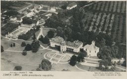 Zámek Lány Kladno pohled s létadla č. 189
