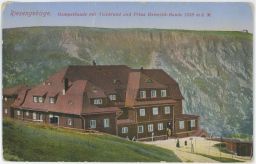Krkonoše Hampelbaude Hamplova bouda Strzecha Akademicka 1914