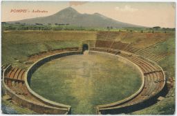 Pompeje Neapol Itálie amfiteátr 20. léta