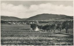Bystřice pod Hostýnem silnice panorama Fototypia 30. léta