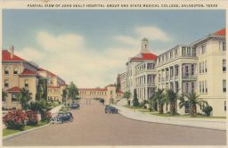 Galveston Texas USA John Sealy Hospital and Medical College 30. léta