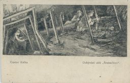 Ostrava uhlí doly havíři Gustav Kafka dobývání uhlí Šramačkou