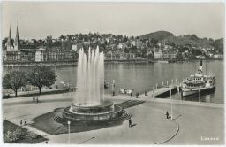 Luzern parník fontána