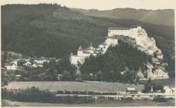 Oravský Podzámok nákladní vlak Oravský hrad Grafo Čuda 30. léta