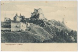 Lichnice Třemošnice Chrudim zřícenina 1910