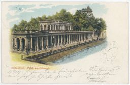 Karlovy Vary Karlsbad Mühlbrunn Colonnade 1901