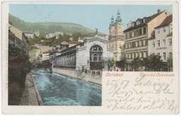 Karlovy Vary Karlsbad kolonáda 1907