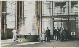 Karlovy Vary Karlsbad vřídlo lidé 1903