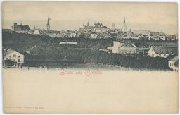 Olomouc celkový pohled Gruss aus Olmütz