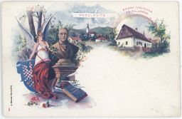 Hodslavice Nový Jičín rodná chaloupka Fr. Palackého lito