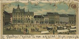 Kolín Pozdrav z Kolína korzo 1900