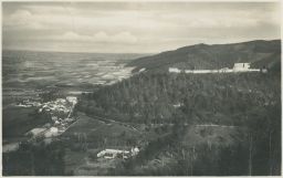 Hukvaldy hrad zřícenina panorama 1933