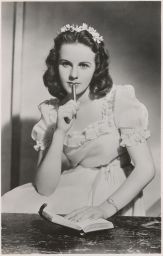 Americká herečka a zpěvačka Deanna Durbin 1921-2013 Universal