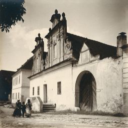 Bechyně, Klášterní ulice čp. 37, polovina stereofotografie