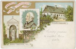 Hodslavice Lobkovice Palacký památka 1798 1898 lito 1902