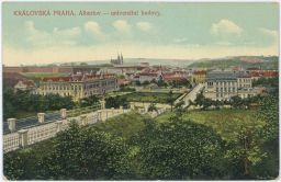 Praha Albertov universitní budovy Vyšehrad V.K.K.V.