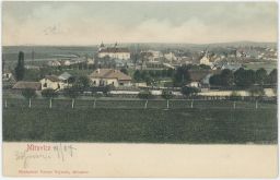 Mirovice Skalice Písek nakladatel Vejvoda nádraží vagónky 1907