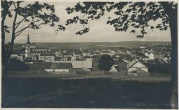 Polná Jihlava celkový pohled Bromografia 1933