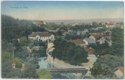 Pozdrav ze Žleb Žleby Kutná Hora nakl. Jilovský 1915