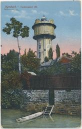 Nymburk vodárenská věž loďka 1911