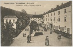 Janské Lázně Johannisbad Kurhaus Kurtplatz Franz Josef 1918