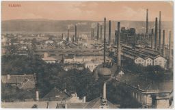 Kladno hutě vysoké pece nakl. Husa 1920
